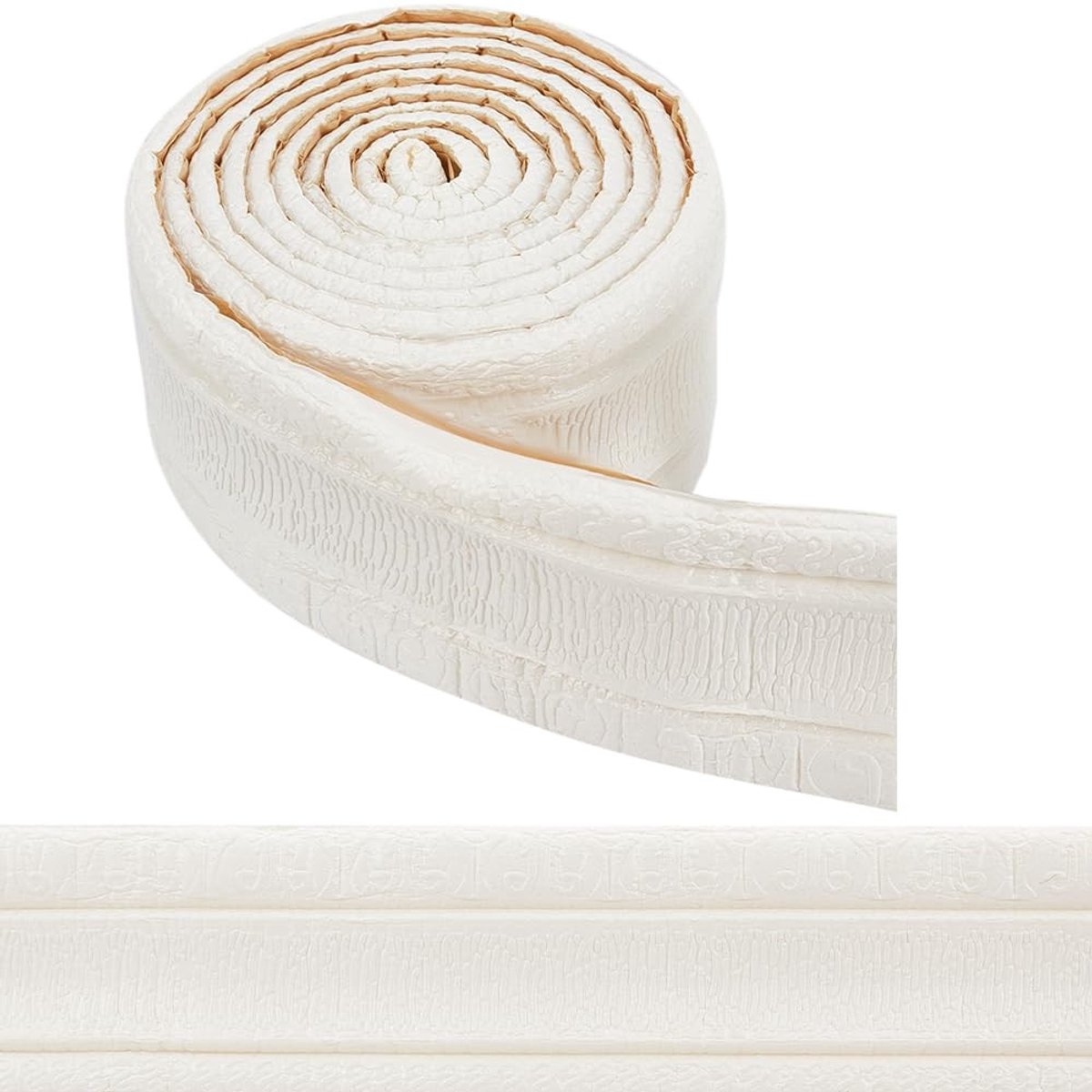 aladdien - Zelfklevende wanddecoratie - Flexibele foamrand - Ideaal voor muren - 200 x 8 cm - Makkelijk aan te brengen - Creatieve interieurdecorati..