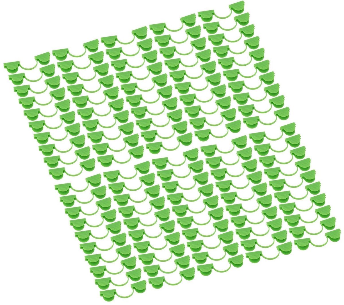 aladdien - Kasboogframe clips - Duurzame plastic clips - 100 stuks - Hittebestendig - Voor plantentunnels - Kleur #712