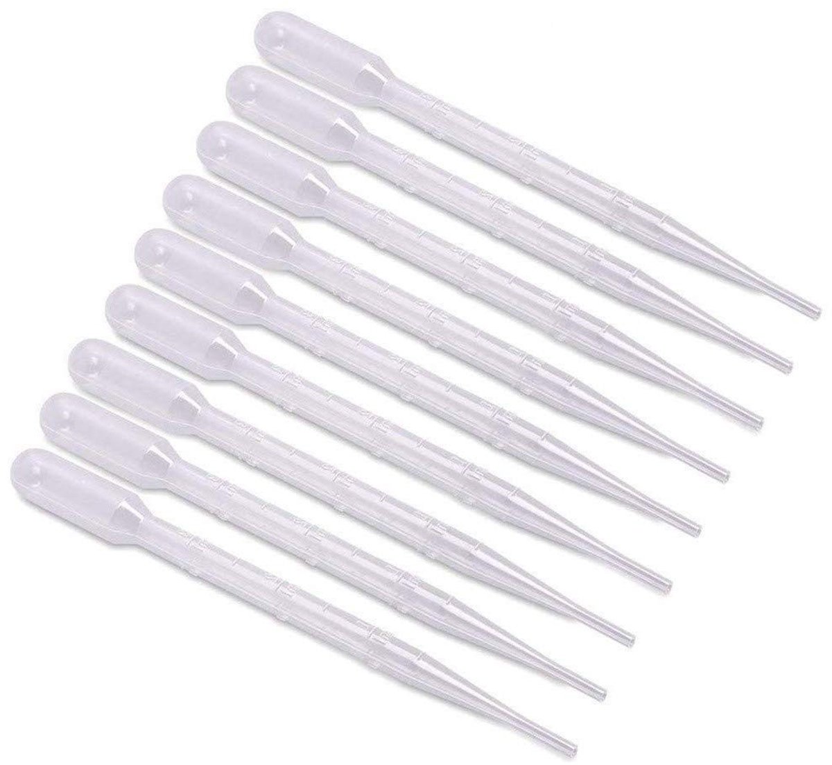 aladdien - Kunststof Pipetten - 100 Stuks Transferpipetten - 3 ml - Perfect voor Laboratorium en Creatieve Projecten - Voederpipet - Ideaal voor Mak..