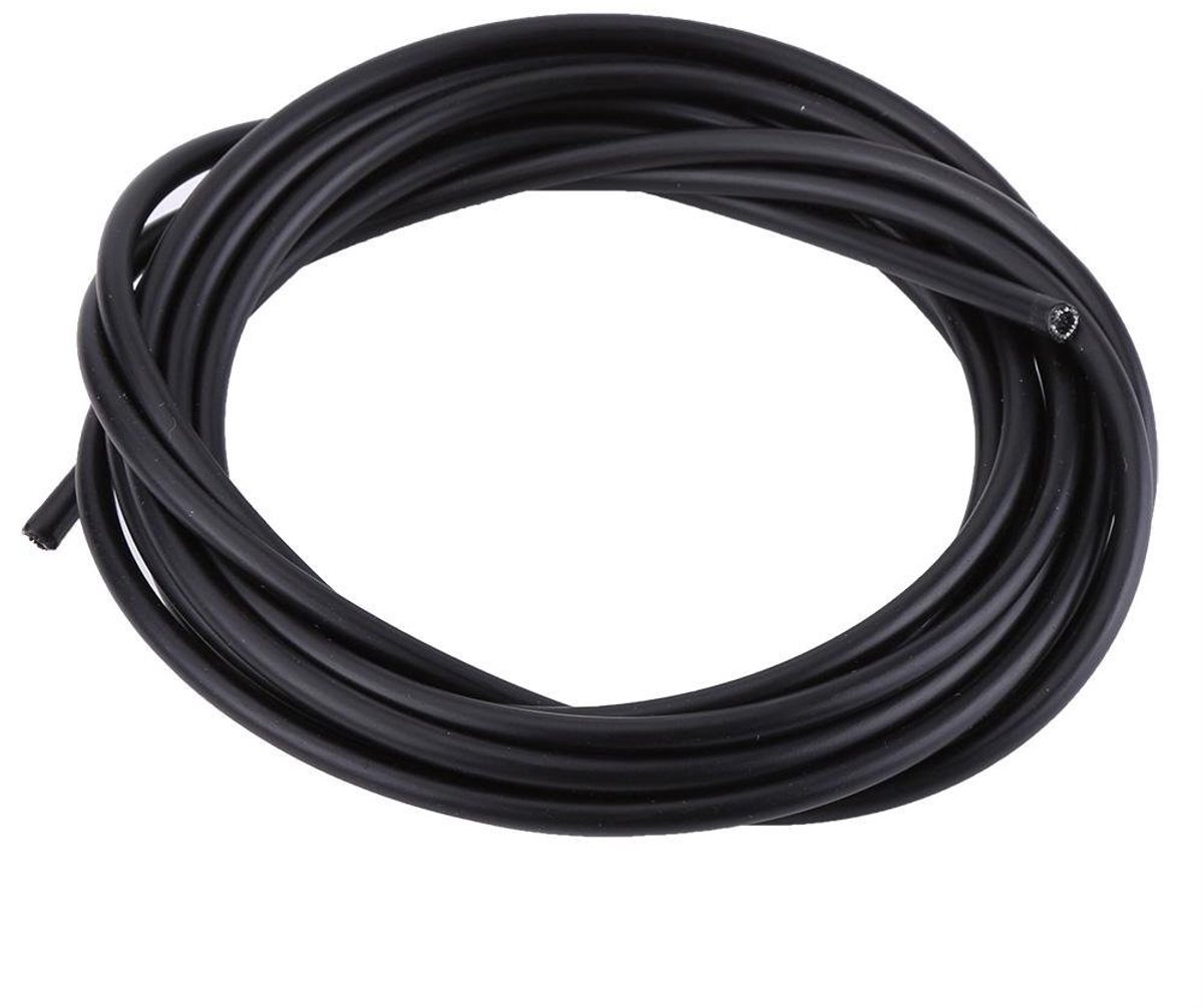 aladdien - Fiets kabel behuizing - Rem draden slang - Duurzaam rubber - Zwart - Geschikt voor Road fietsen - 3 meter lang