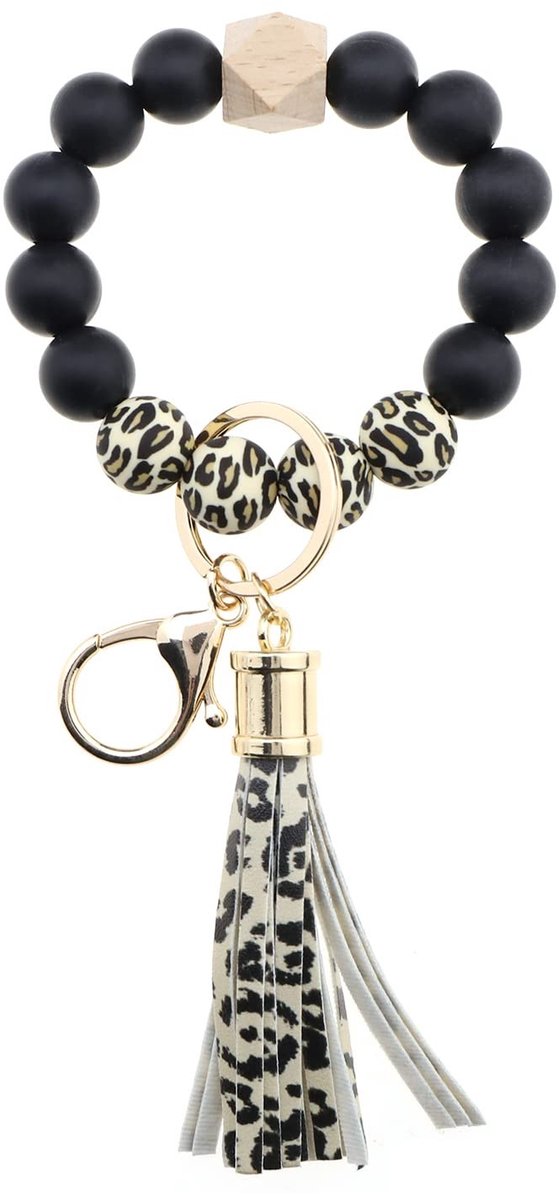 aladdien - Sleutelhanger - Creatieve Sleutelhouder - Leopard - Handige Polsband - Sleutels Bevestigen - Ideaal Cadeau - Stijlvol Accessoire
