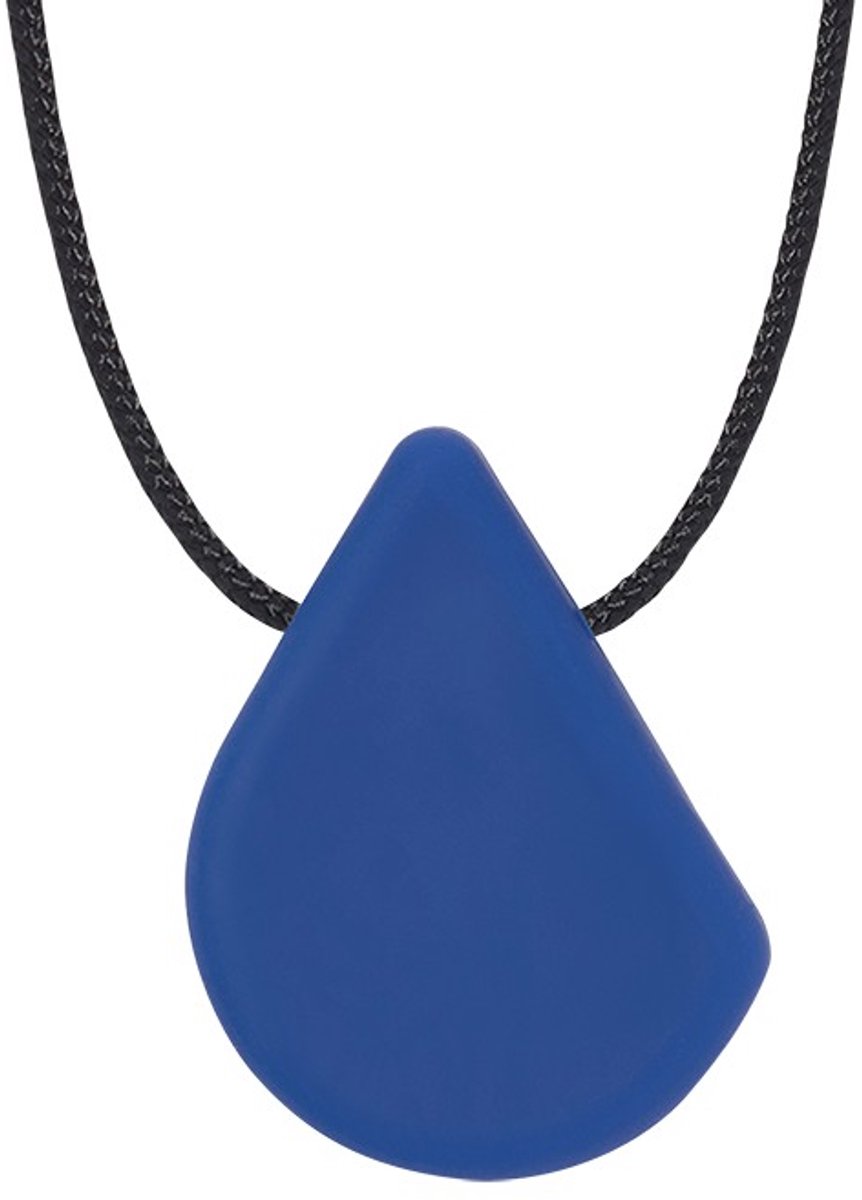 ARK Therapeutic kauwsieraad ketting sensorisch speelgoed donkerblauw.