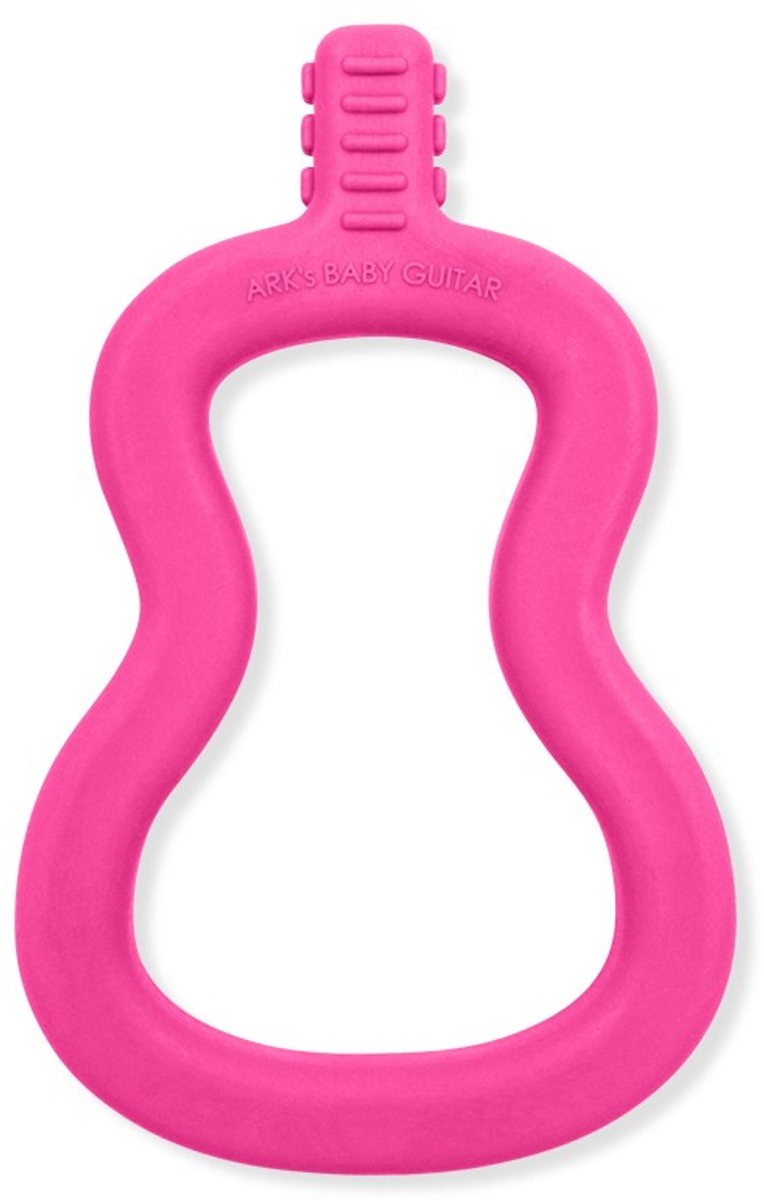 ARK Therapeutic baby gitaar speelgoed roze stevig BPA-vrij kunststof.