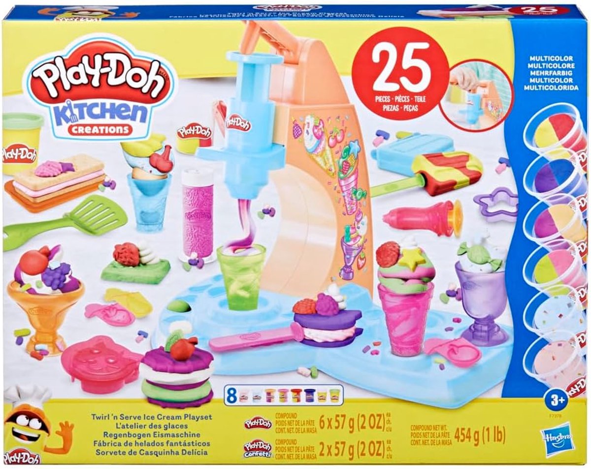 Hasbro Play-Doh ijsjes speelset keuken speelgoed creatief. — cadeau in Spellen & Speelgoed - foto 2