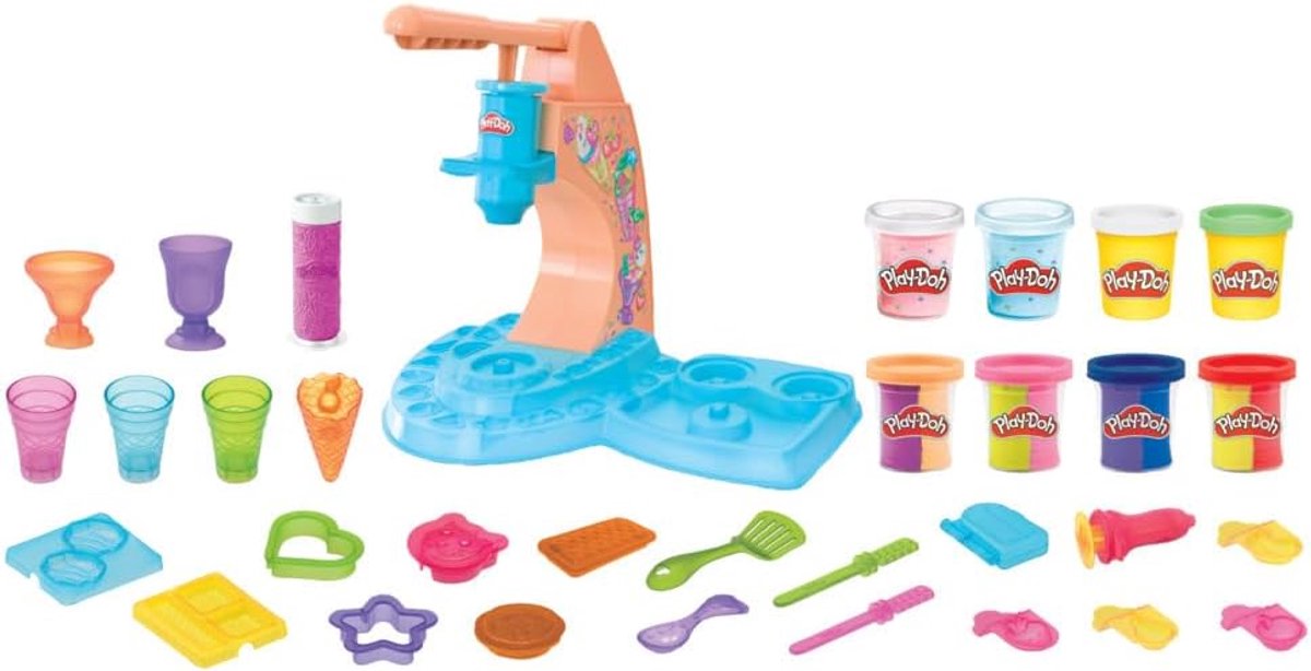 Hasbro Play-Doh ijsjes speelset keuken speelgoed creatief. — cadeau in Spellen & Speelgoed - foto 3