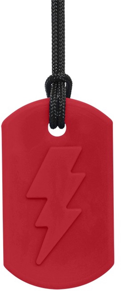 ARK Therapeutic kauwsieraad ketting rood voor kinderen en volwassenen.