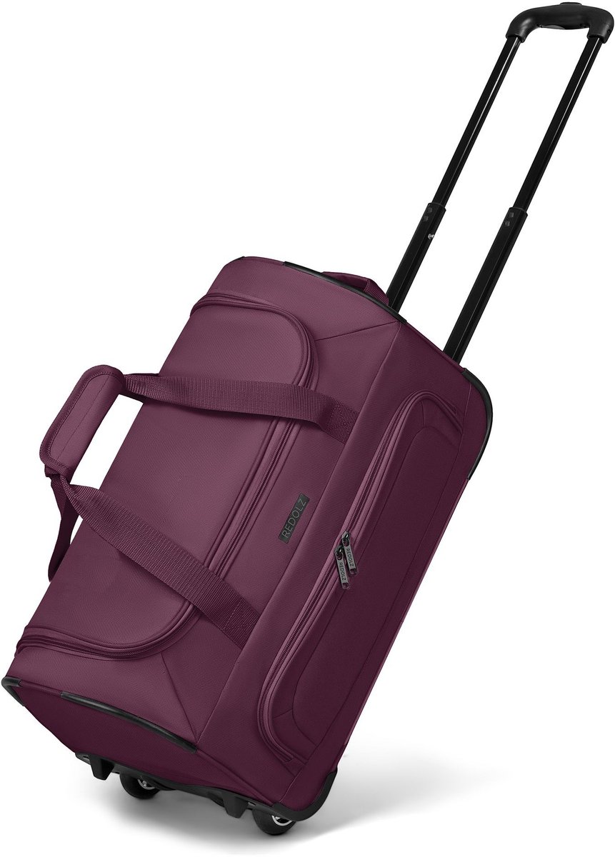 Redolz Duffle Essentials reistas op 2 wielen 51 cm - burgundy
