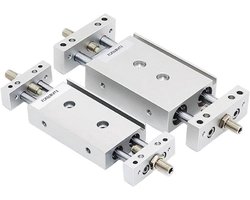 Luchtcilinder - Dubbele Zuiger - Industriële Automatisering - Verstelbare Slag - 25mm Boring - Standaard