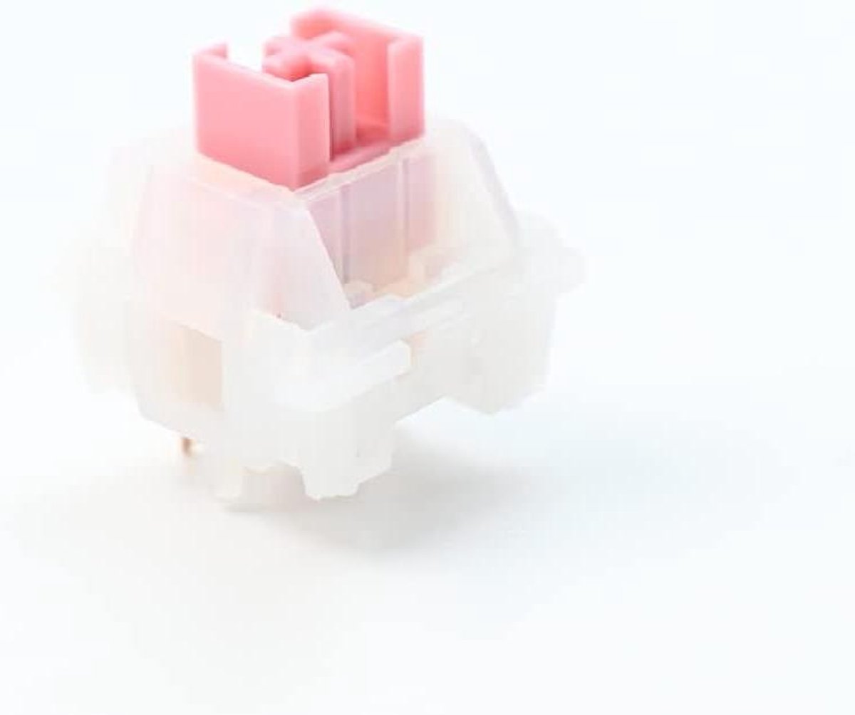 Toetsenbord Schakelaars - Mechanische Keys - Lang Typen - Stille Tactiele - 30 Stuks - Roze Jade