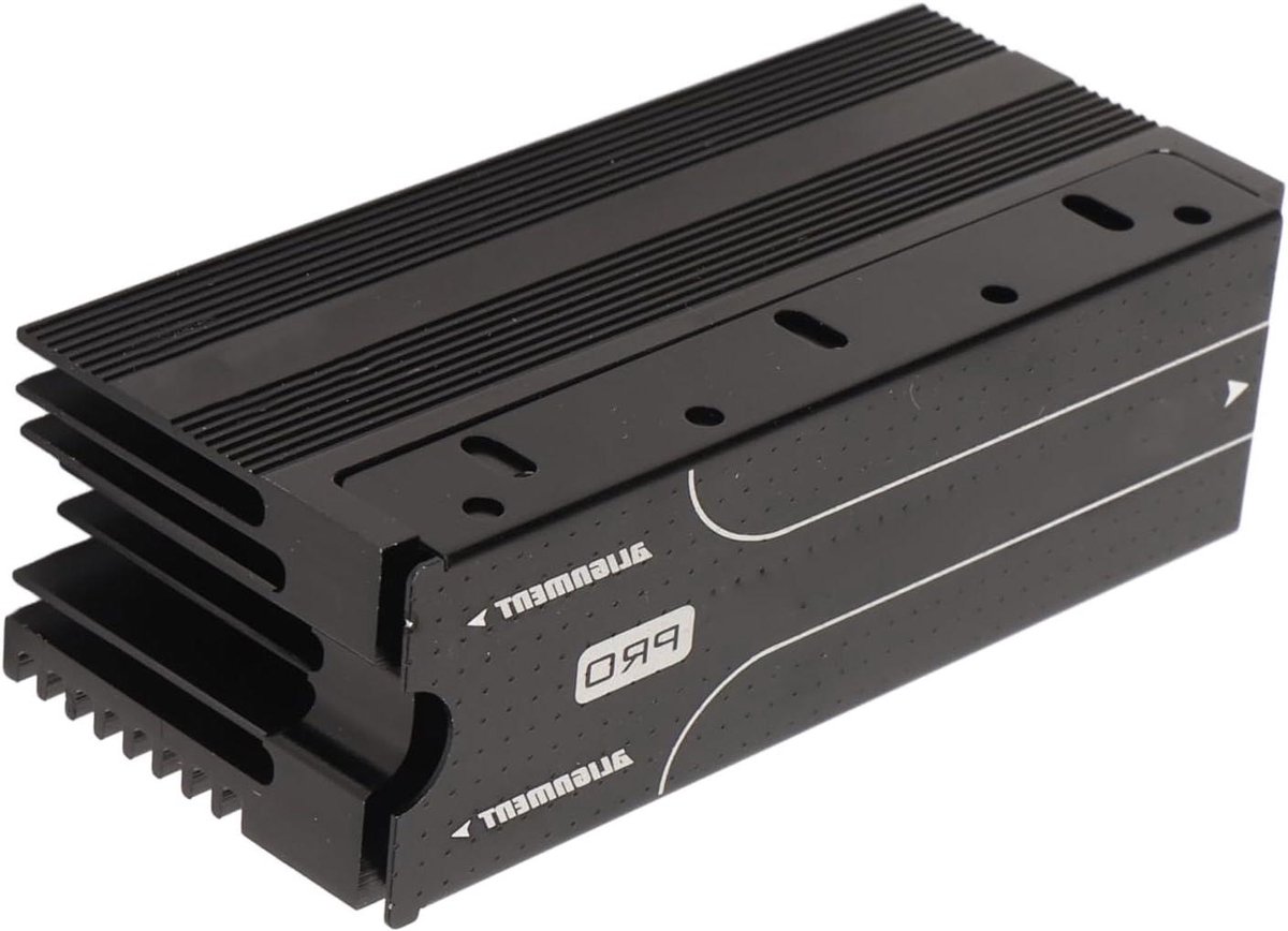 M.2 Koellichaam - SSD Koeler - Stabiele Prestaties - Aluminium Legering - 22x80 Formaat - Zwart
