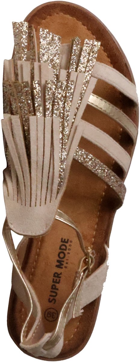 Platte sandalen met bandjes