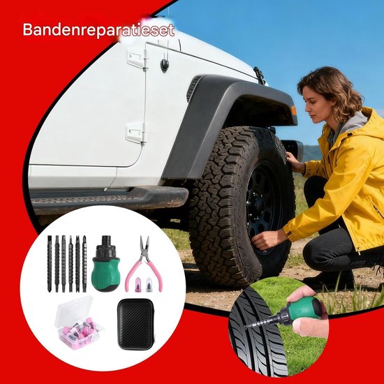 Band Reparatie Schroeven - Lekke Banden Kit - Voertuig Onderhoud - Snelle Banden Reparatie van Merkloos — afbeelding 4
