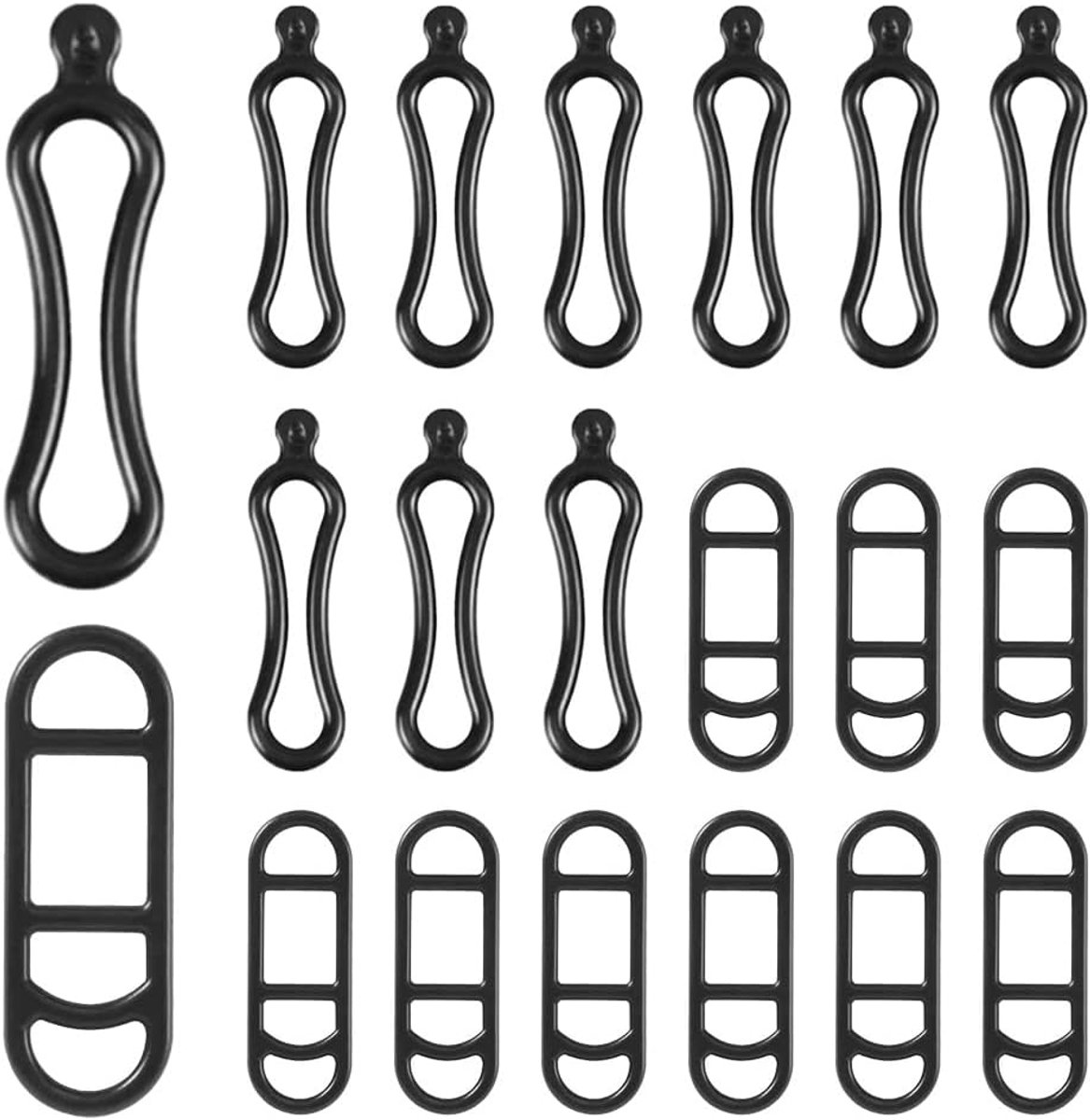 Set van 10 Flexibele Siliconen Fietsbandjes voor Bevestigen Accessoires