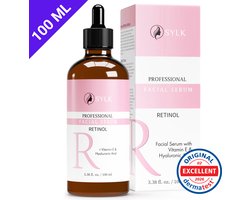 Sylk Actieve Retinol Serum & Hyaluronzuur serum | Vitamine E | Gezichtsmasker | Anti Aging | Anti Rimpel | Gezicht Serum | Gezichtsverzorging | 100 ml