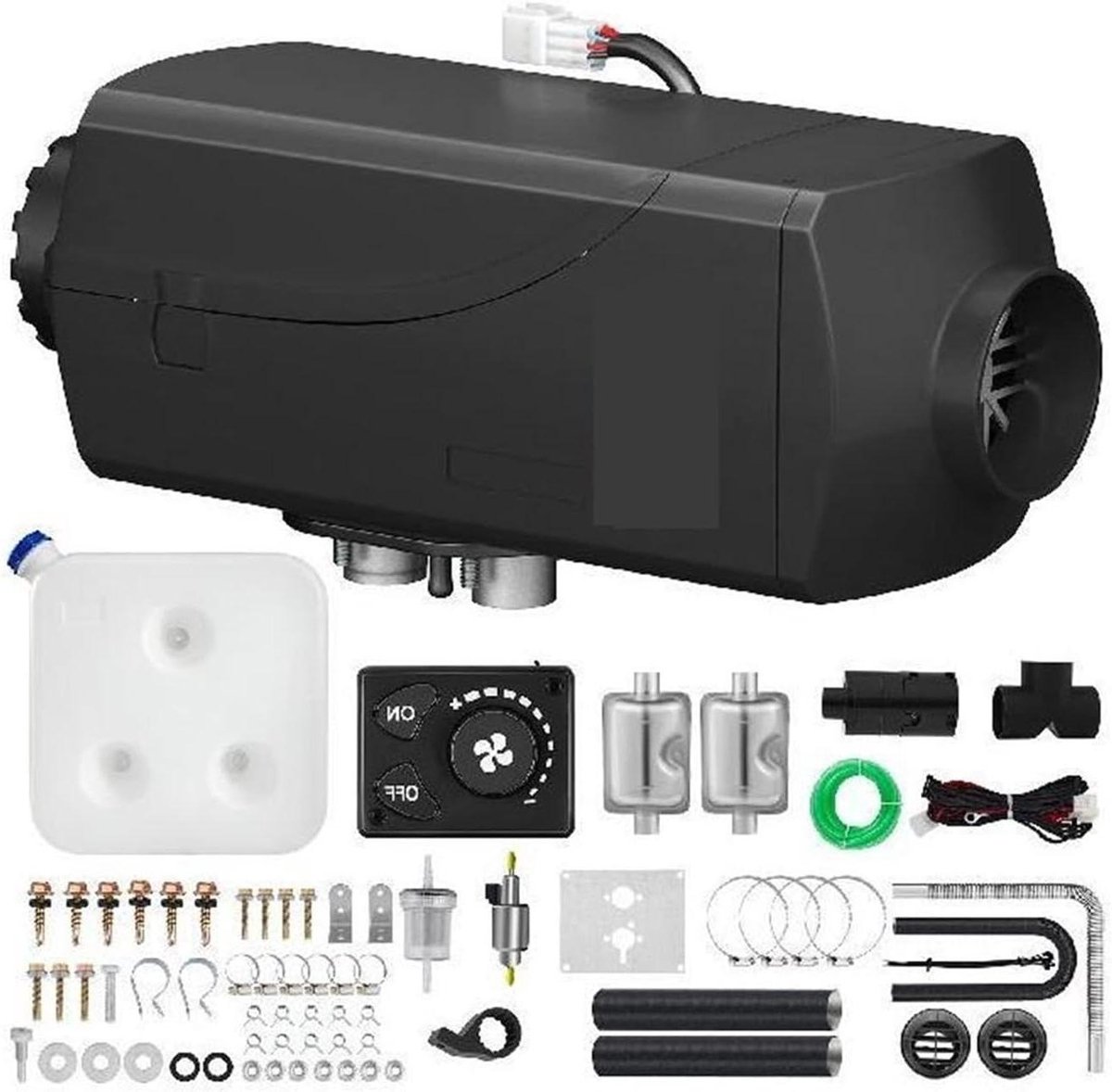 Diesel Luchtverwarmer - Standkachel Voertuig - Comfortabele Warmte - Efficiënte Diesel Verbranding - 5KW 12V - One Color