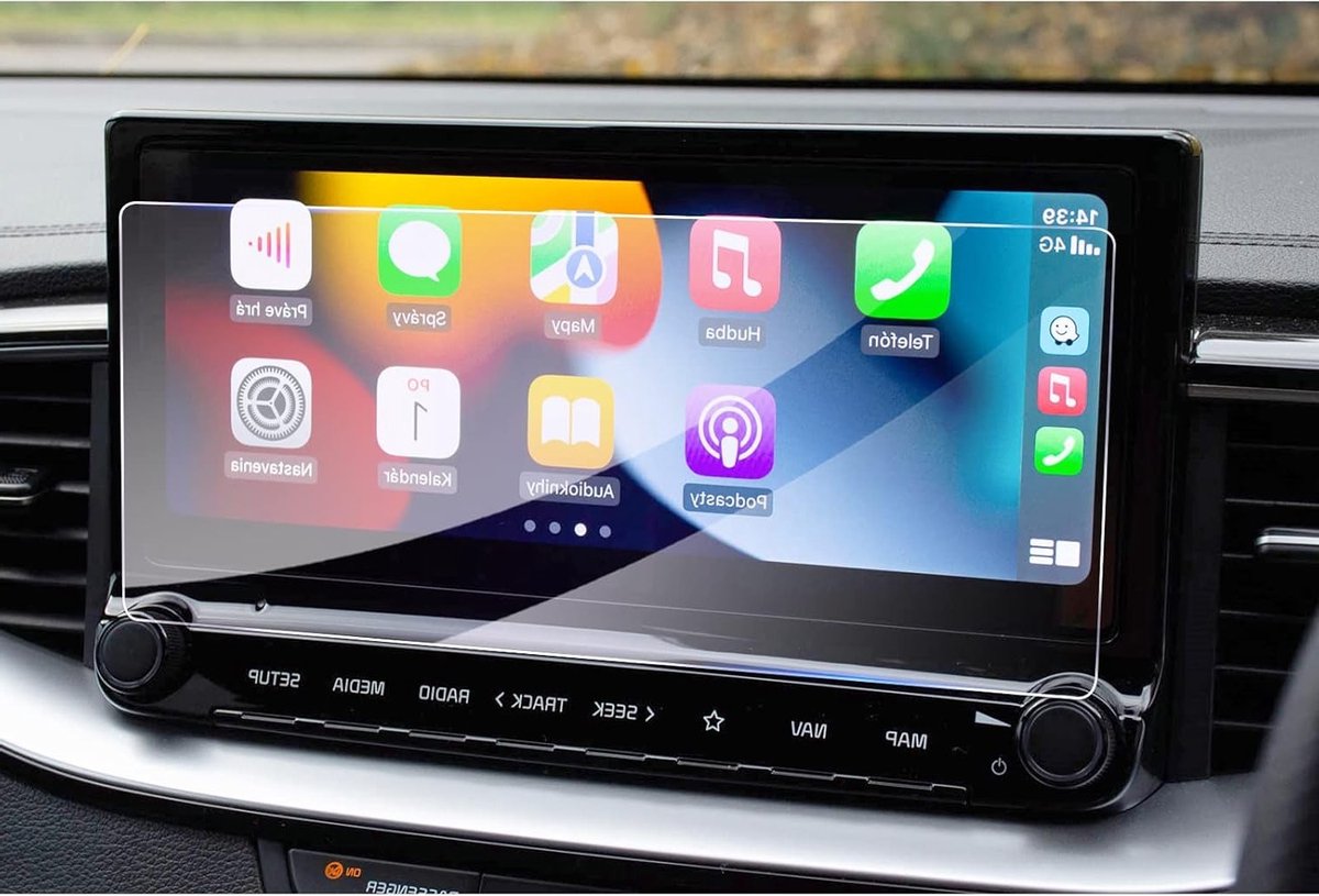 Screen Protector voor 10.25 Inch Kia Ceed SW GT Line en Proceed GT 2022-2024 - 9H Krasbestendig en Perfecte Bescherming