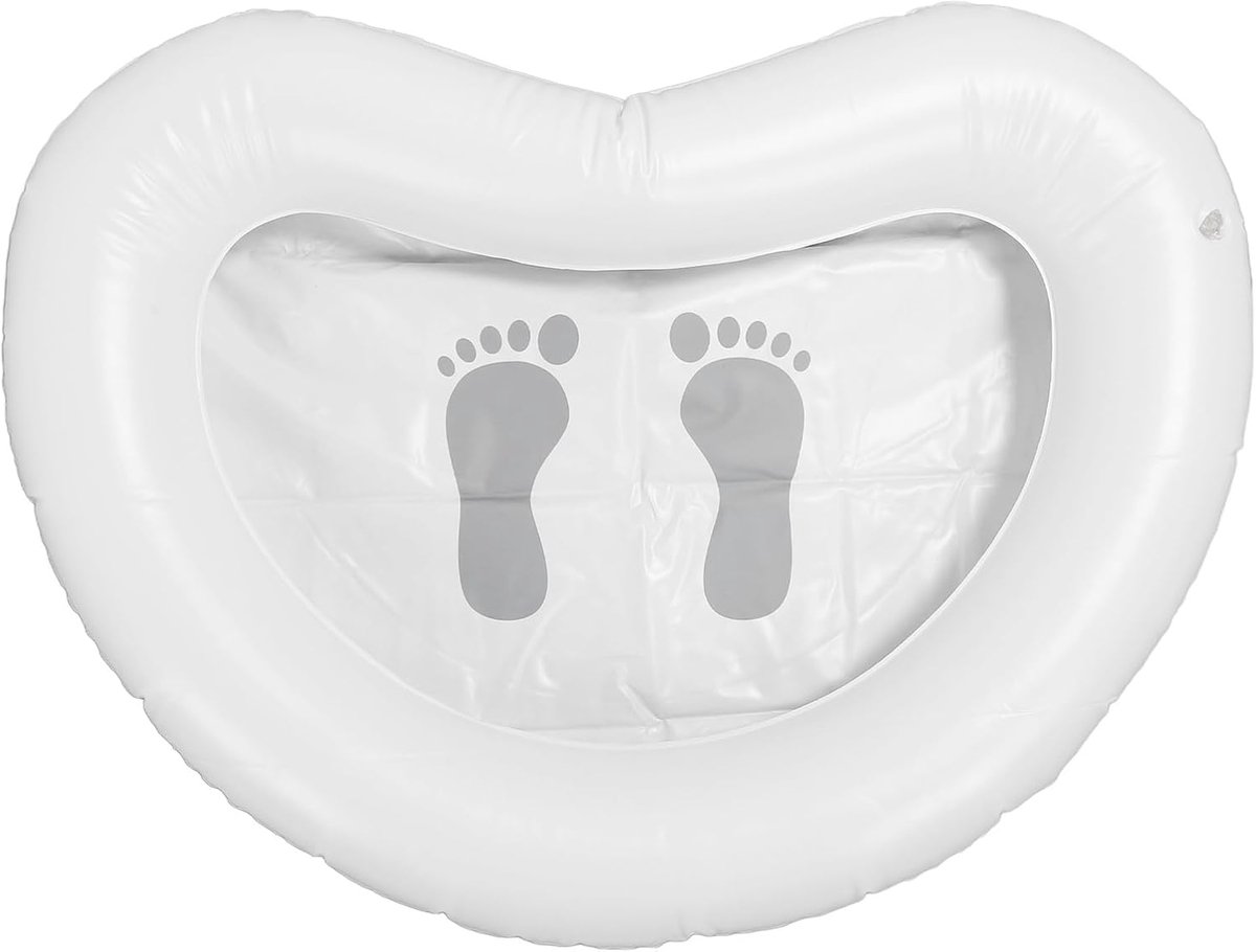 Opblaasbaar Voetenbad - Draagbaar PVC - Voetverzorging Thuis - Ruime Capaciteit - 23.98 x 19.99 cm - Blauw