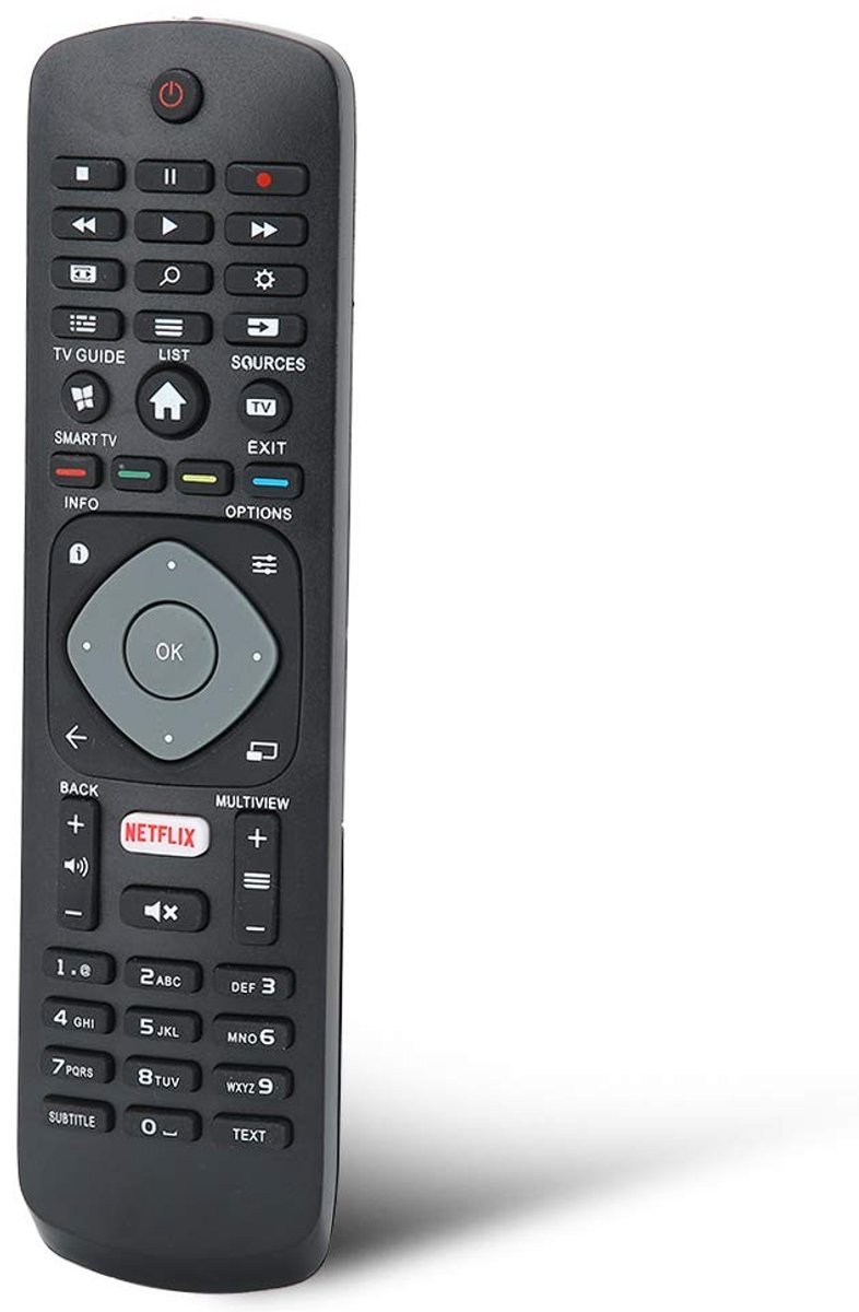 aladdien - Vervangende afstandsbediening - Smart TV afstandsbediening - 10m bedieningsafstand - Geschikt voor HOF16H303GPD24 - Voor NET-FLIX - Hoogw...