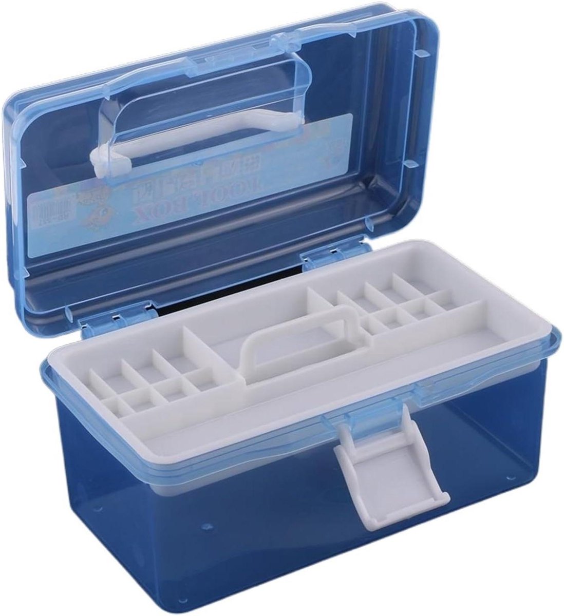 Naaikist Organizer - Hobby Opberger - Klusjes Binnen - Lichtgewicht Draagbaar - 20cm Breed - Wit