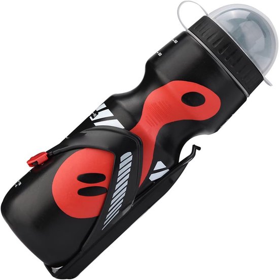 Bidon met houder - Fles voor fiets - Hydratatie op de fiets - Lekvrij en duurzaam - 650 ml capaciteit — afbeelding 2