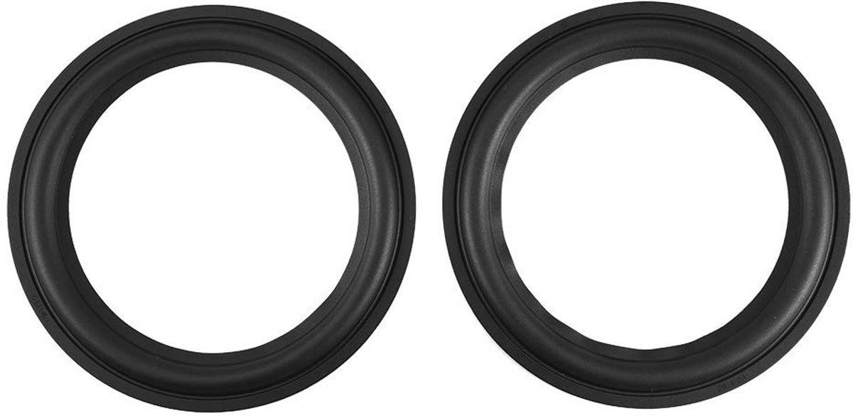 ONF3 - Speaker Surround - 8 Inch Rubber - Duurzaam en Buigzaam - Vervanging voor HiVi - Geluidsreparatie - Hoogwaardige Onderdelen - Geluid met ...