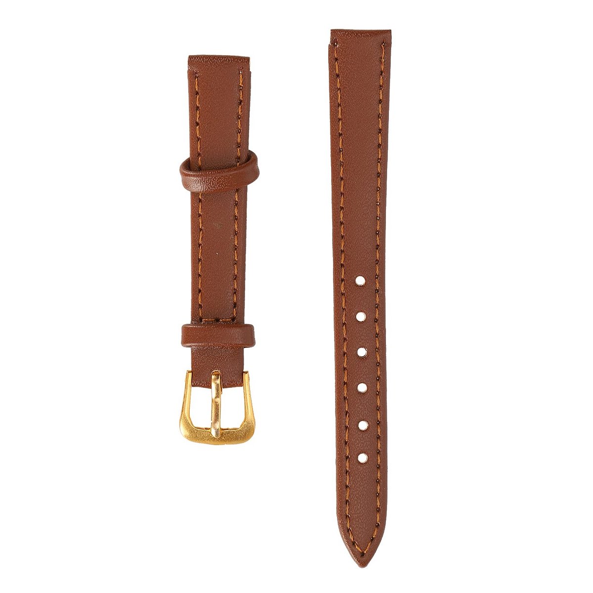 aladdien - Horlogeband - Universele Horlogeband - Duurzaam en Comfortabel - Bruin - Reservearmbanden - Geschikt voor Mannen en Vrouwen - 12 mm tot 2...