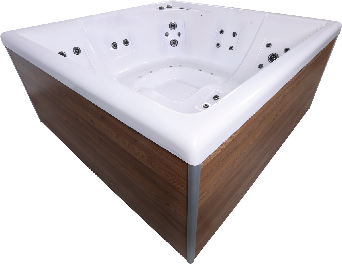 Spa Netspa Vierkant 28 Hydromassagejets 4 personen