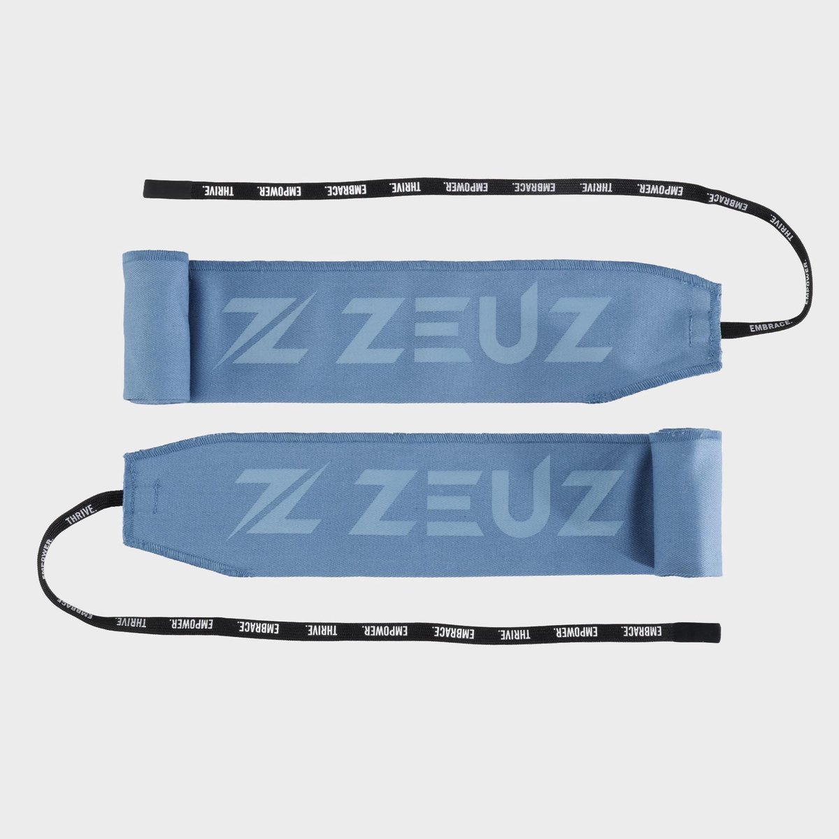 ZEUZ 2 Stuks Lichtgewicht Polsband voor Fitness & CrossFit - Wrist wraps – Krachttraining – Polsbrace – Marineblauw