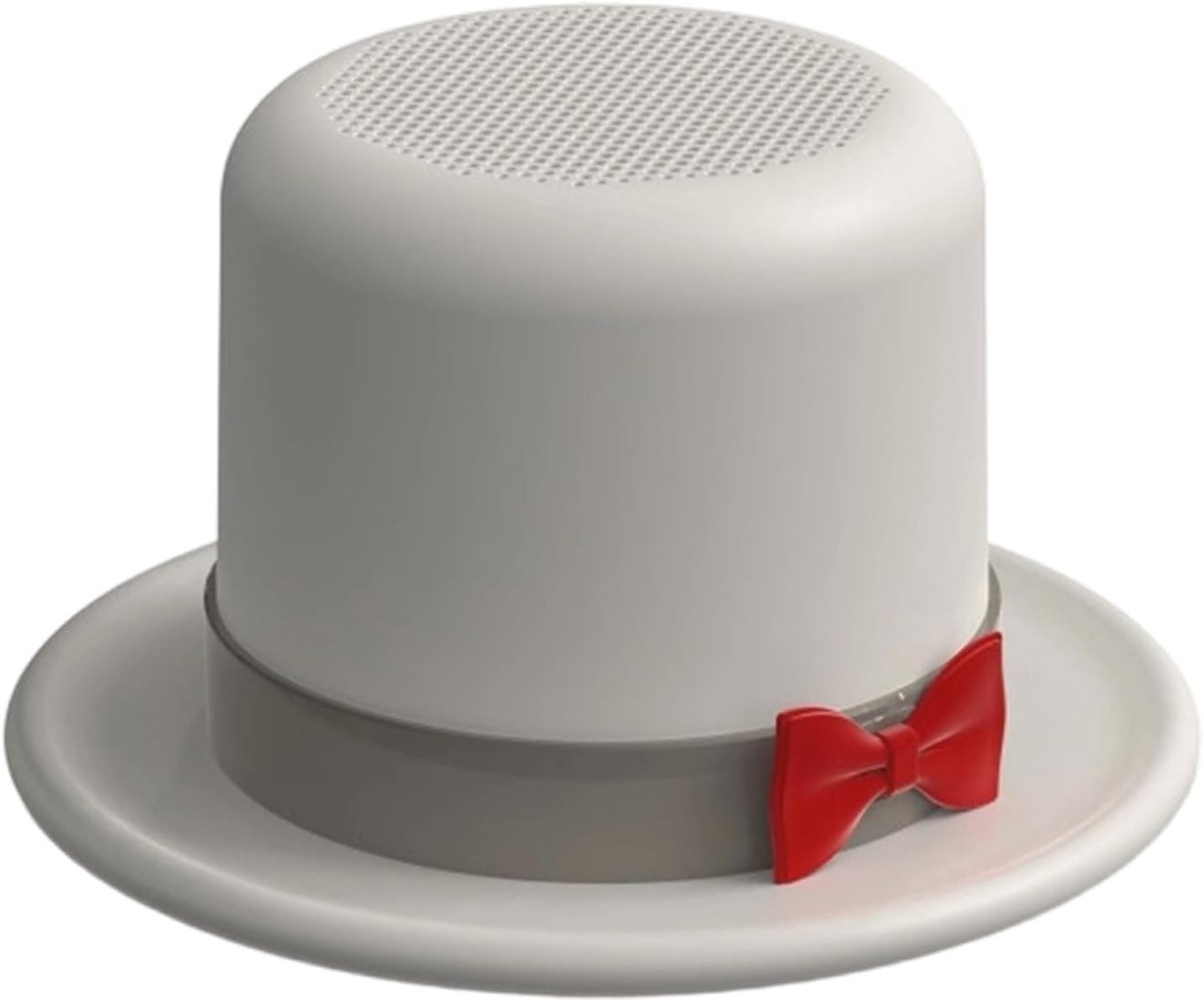Draagbare Geluidsbox - Draadloze Luidspreker - Muziek Luisteren - Verbeterde Bas - 7.4 cm - Wit