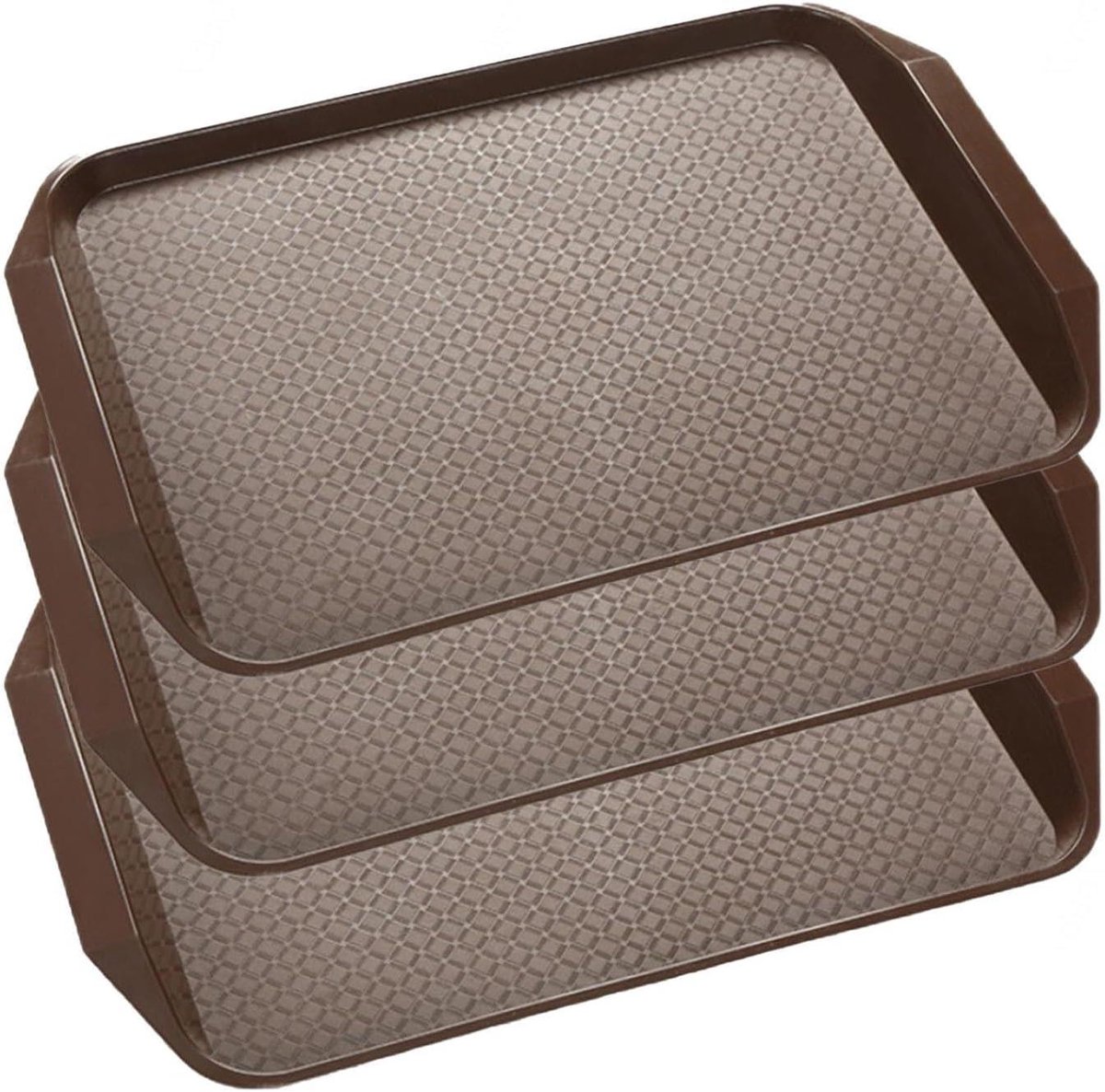 Laarzenbakken Set - Schoenenbakken - Vuil Vangen - Verhoogde Rand - 3 Stuks - Kaki