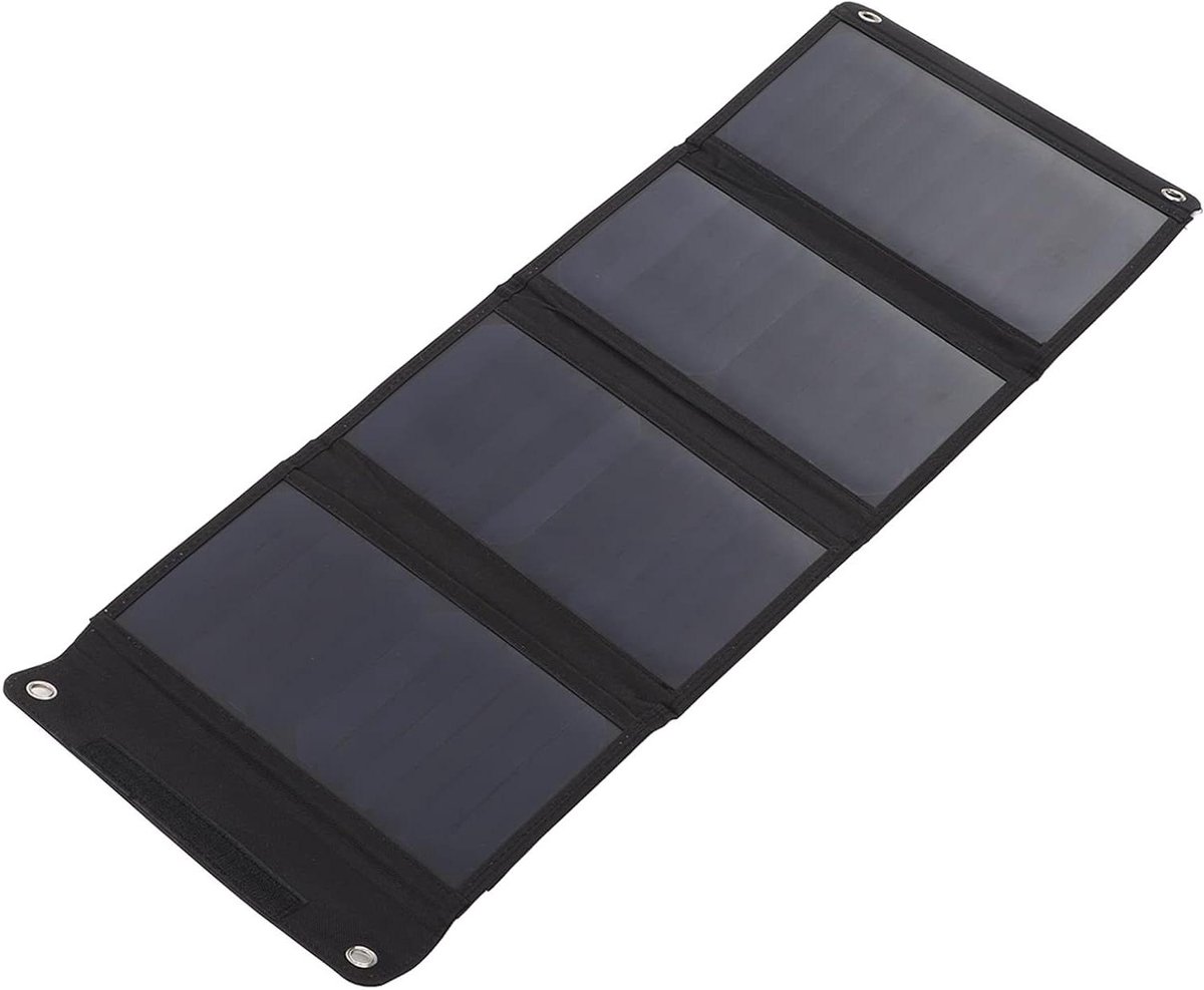 Draagbare Zonnelader - Opvouwbaar Paneel - Buiten Opladen - 28W Snelladen - 36x19x4 cm - Zwart