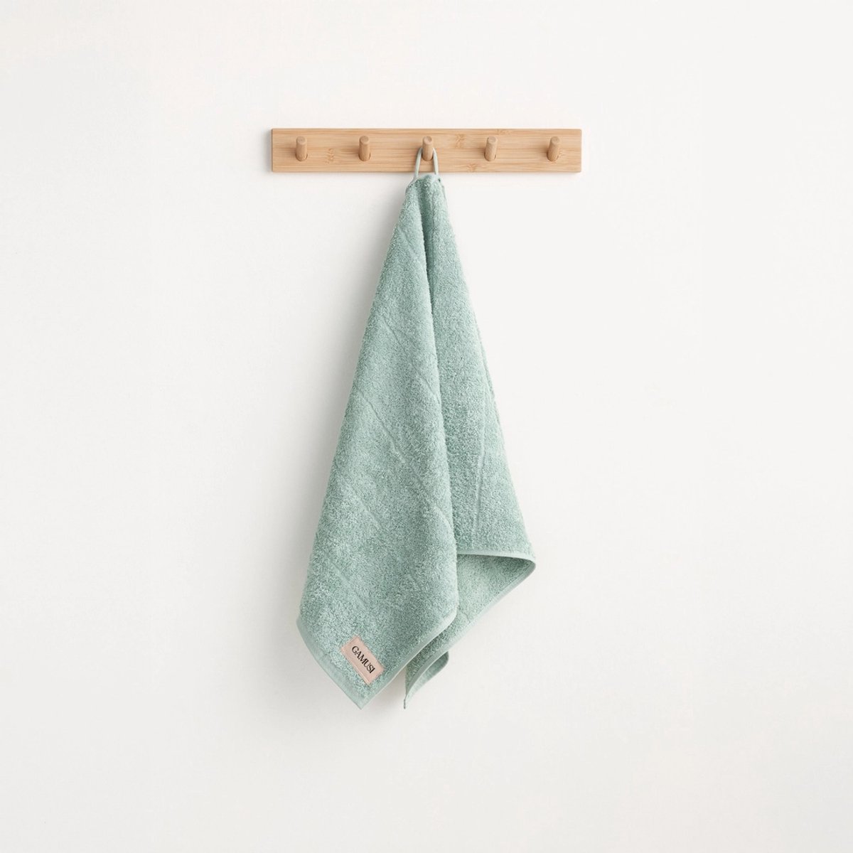 GAMUSI Badhanddoek TERRY 70 x 140 cm – 100% Katoen Badstof – OEKO-TEX – Zacht & Absorberend – Zeewater Blauw