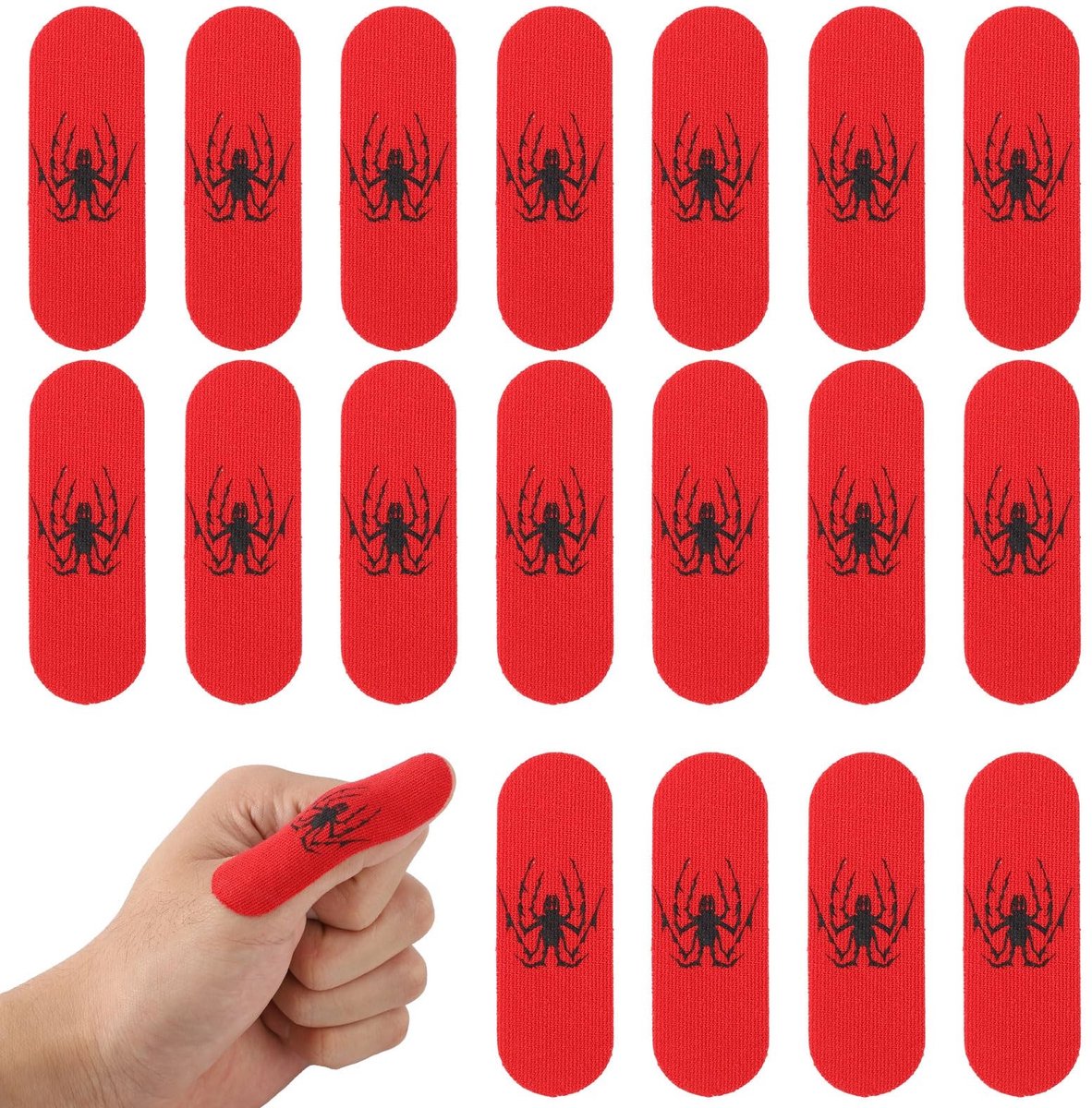 aladdien - Duimtape - Comfortabele Vingertape - Zweetbestendig - Rood - Verbeterde Grip - Essentiële Bowlingaccessoires - Geschikt voor Unisex - M