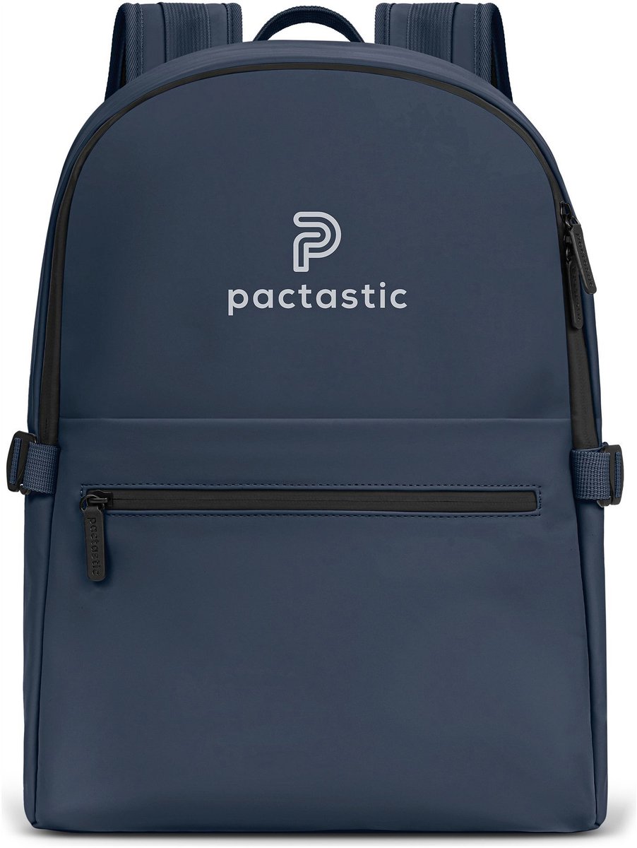 Pactastic Daypack Rugzak met laptopvak Urban Collection Round Top Backpack 44 cm 20L Dark Blue Donkerblauw