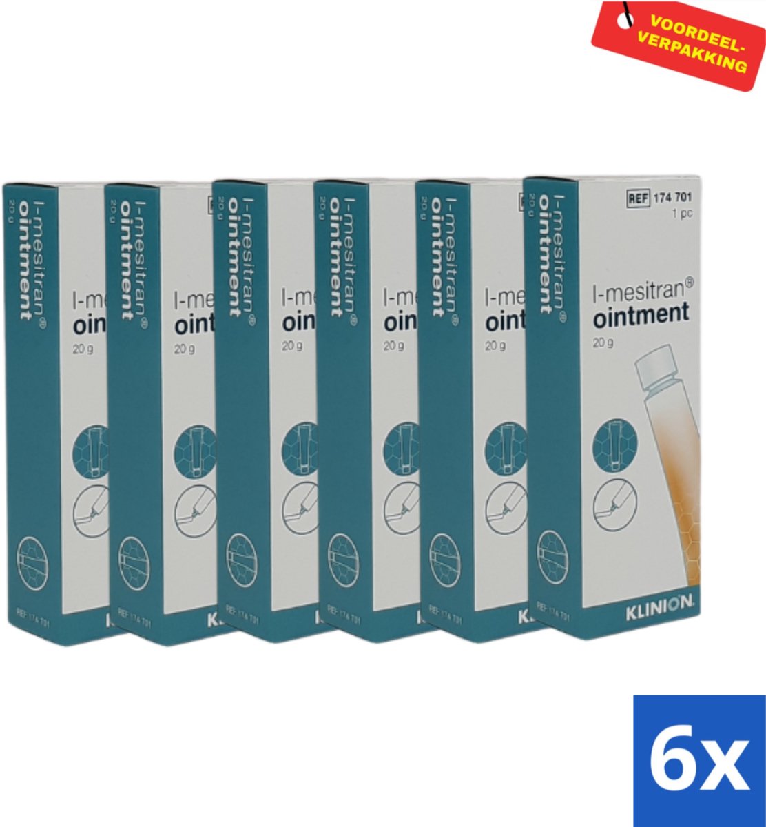 6x L-Mesitran Wondzalf - (6x 20g) - Voordeelverpakking