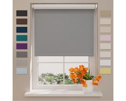 Rolgordijn Easy Verduisterend - Steel Grey - 40 x 190 cm