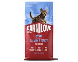 Carnilove salmon / turkey kittens - 6 kg - 1 stuks