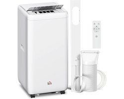 4-in-1 Mobiele Airco - Draagbare Airconditioner - 4-in-1 Koelen, Ontvochtiger, Ventilator & Slaapstand - 12000 BTU - voor 18-35 m² - met Afstandsbediening &