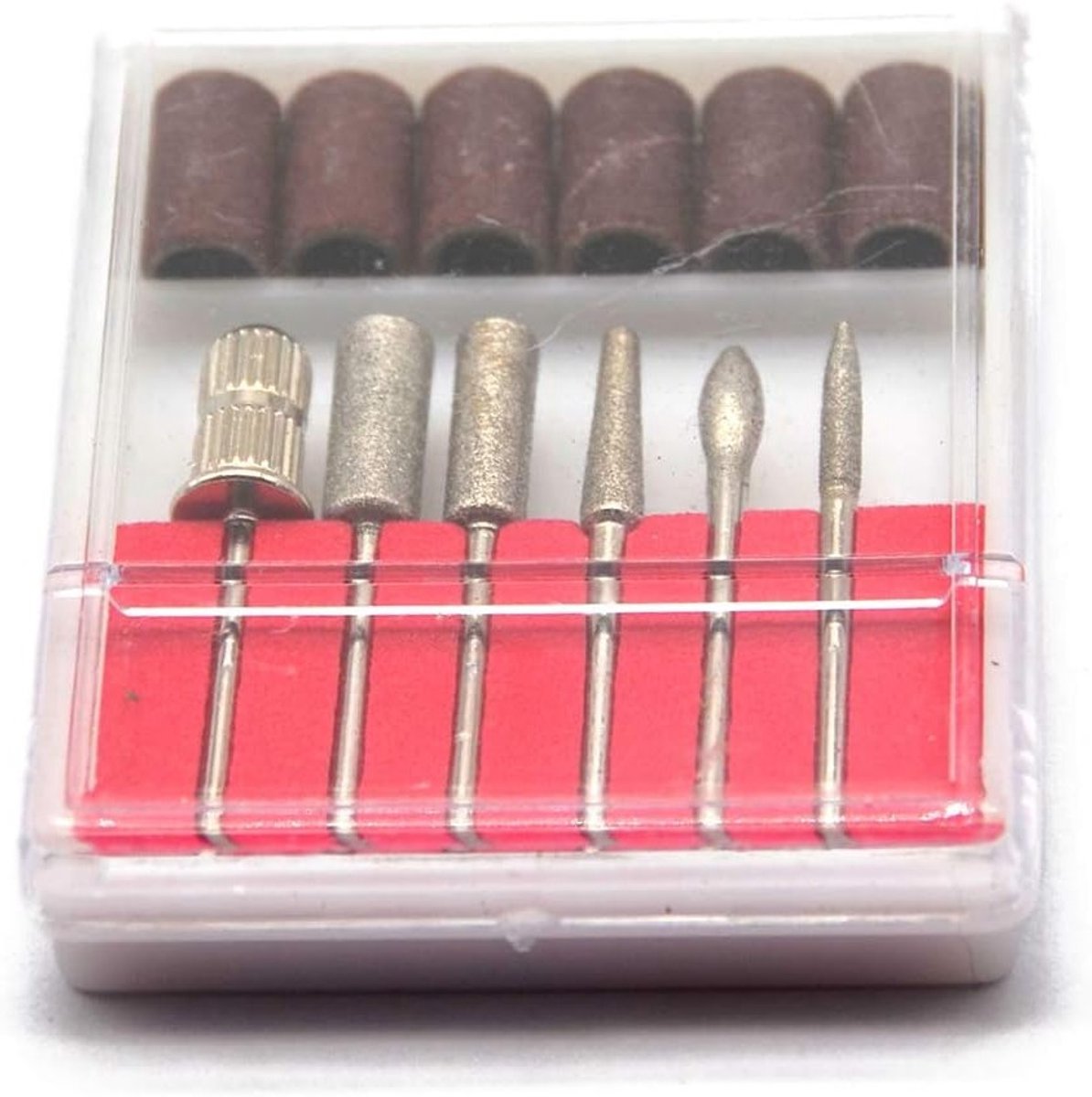 6-delige Set Vijlpunten voor Nagelboormachine - 3/32" Schacht - Acryl Nagelkunst Accessoires