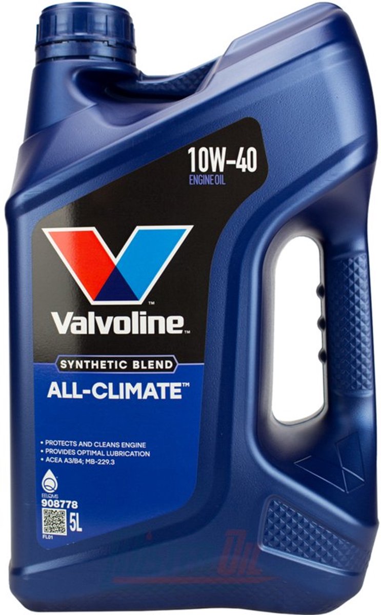 VALVOLINE 10W40 ALL CLIMATE - 5L