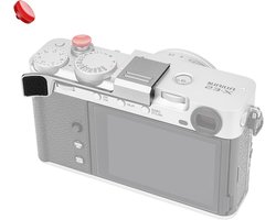 Metal Hotshoe Full Coverage Thump Up Grip met Shutter Button voor Fujifilm X-E5 Camera, Antislip Silicone Handgreep, Ideaal voor Fotografie en Videografie
