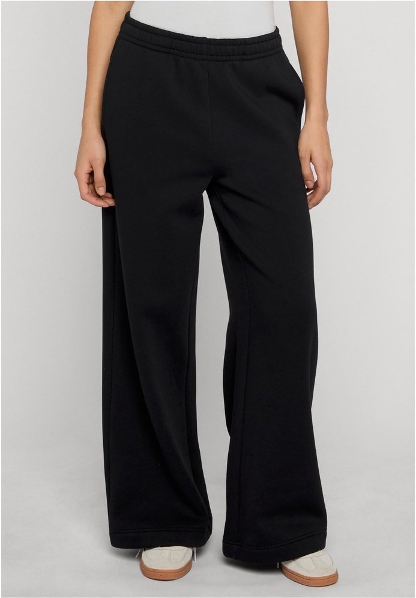 Urban Classics FluffyJjoggers Dames Trainingsbroek – M Zwart