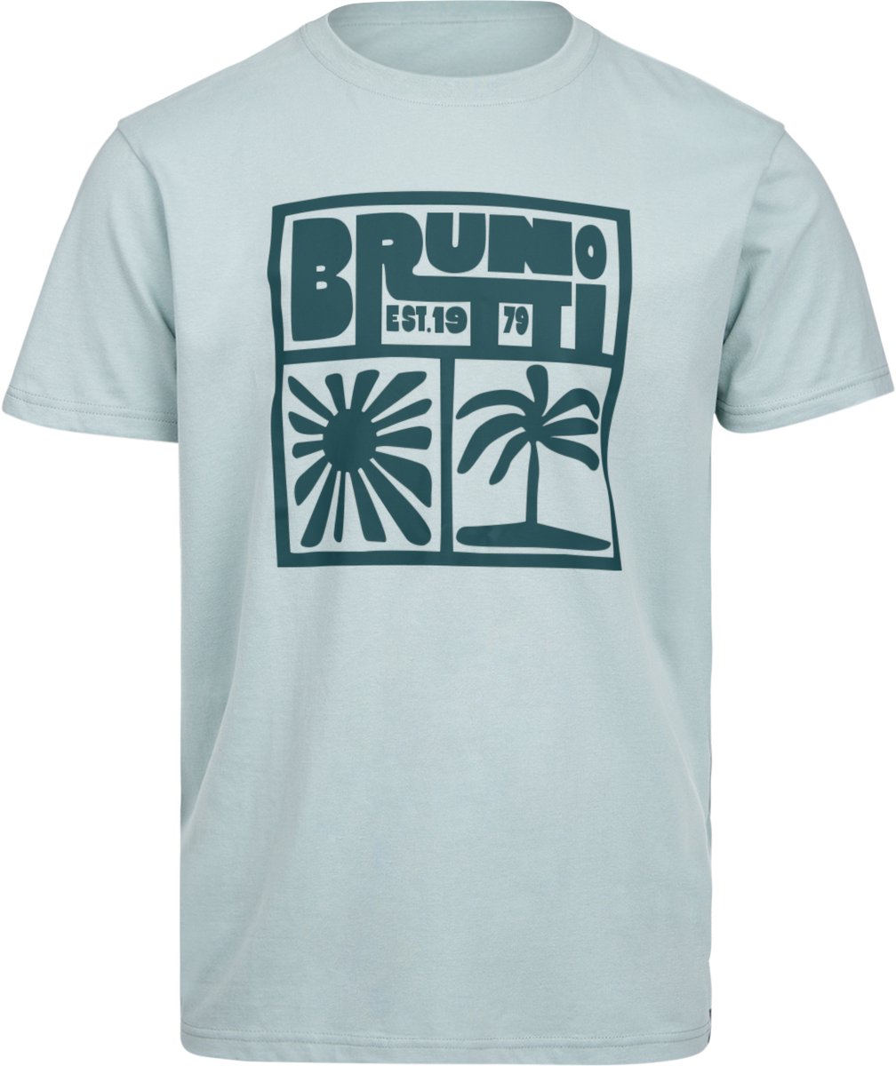 Brunotti Leeway T-Shirt 100% Katoen Regular Fit Crewneck M Mist