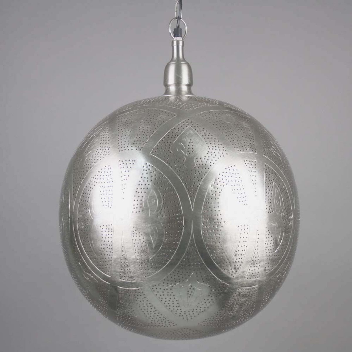 Safaary - Oosterse Hanglamp Anisa Nikkel Goud Ø 40 x 50cm