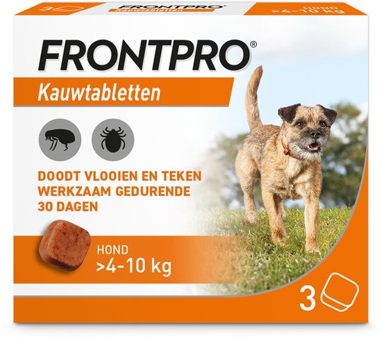Frontpro Hond M 4-10 kg 3 tabletten