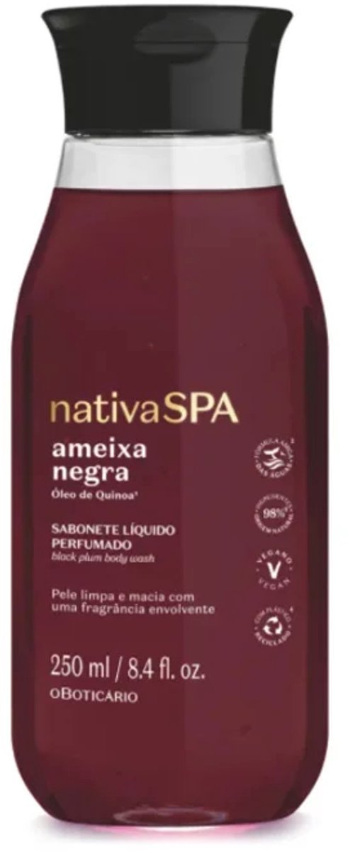 Nativa Spa Zwarte Pruim Geparfumeerde douchefris 250ml