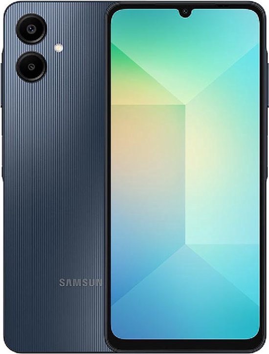 Samsung Galaxy A06 smartphone 6,7″ display 64GB opslag 4GB RAM 50MP camera 5000mAh batterij zwart