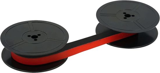 Typewriter Ink Spool Ribbon GR1 - Rood & Zwart (6 Pack) - Dubbele Spoel voor Olympia Typemachine, Vervangingslint, Kantoorbenodigdheden, Typemachine Accessoires — afbeelding 4