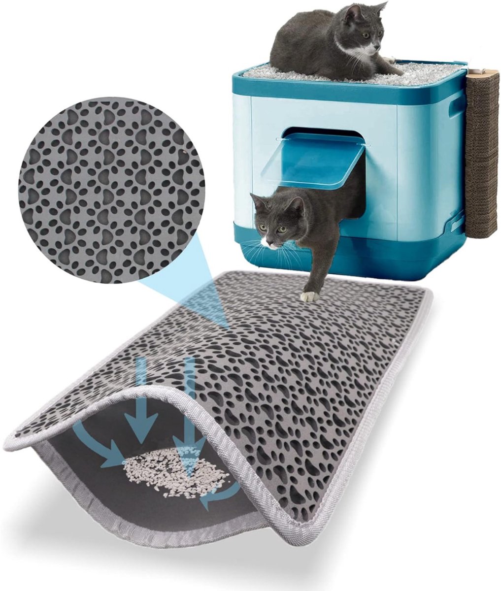 CLGP® Kattenbakmat – Kattenbak Uitloopmat – Kattenbak Vullingmat