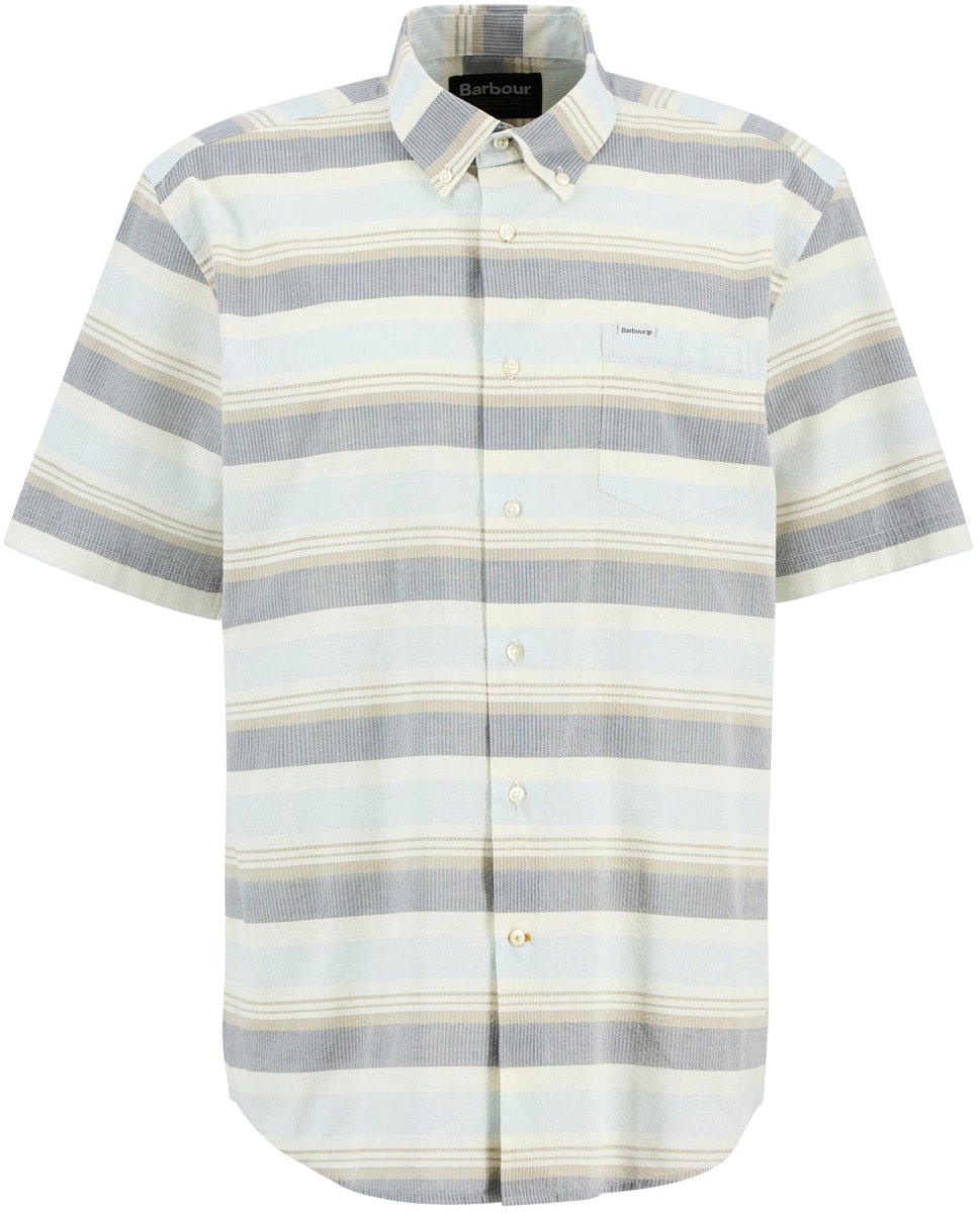 Barbour Chathill Striped Regular S/S Shirt M